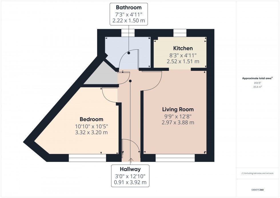 Floorplan for Dale Close, Stanway, Colchester