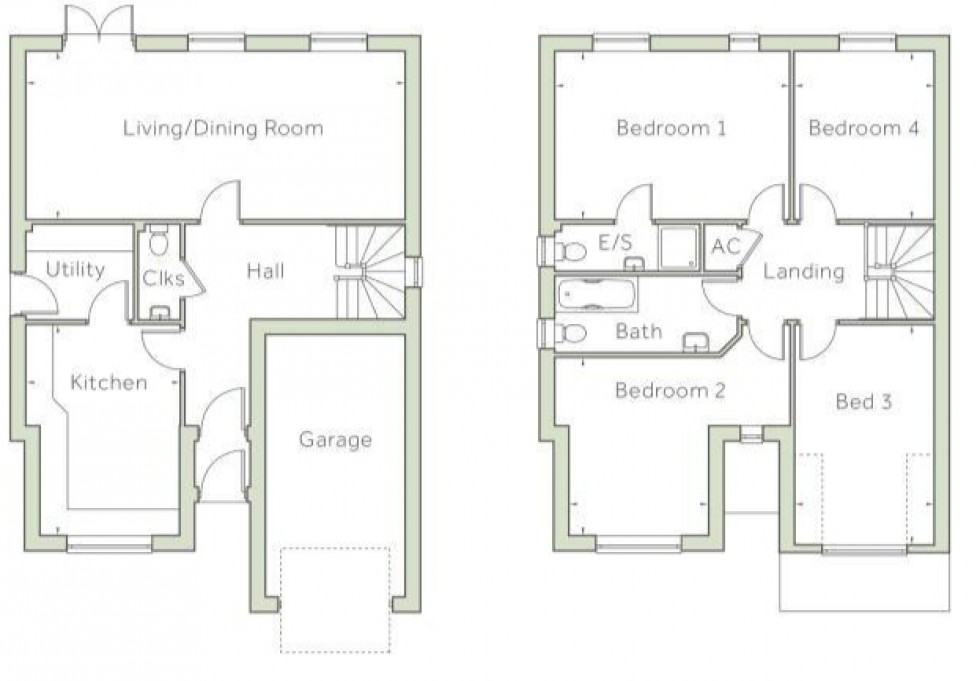 Floorplan for Clacton Road, Thorrington