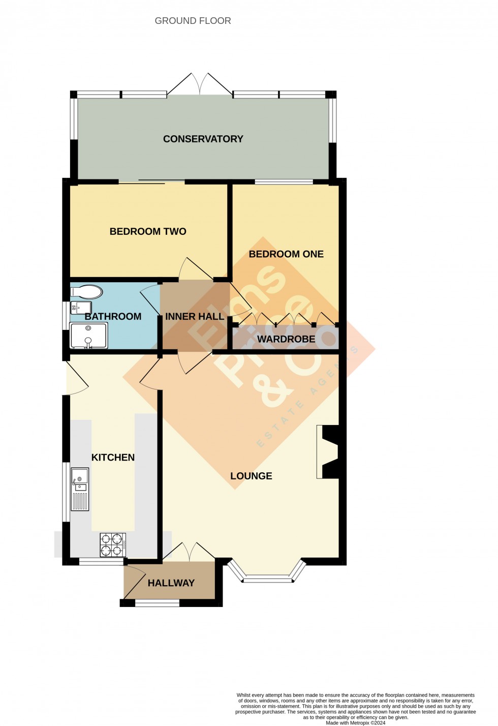 Floorplan for Salary Close, Colchester