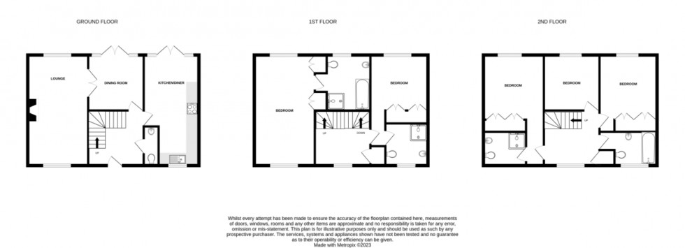 Floorplan for Merediths Close, Wivenhoe