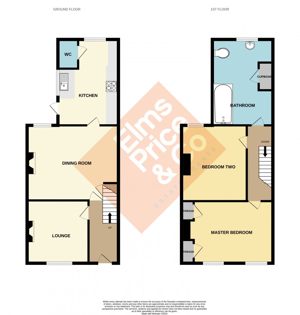 Floorplan for Rawstorn Road, St Marys, Colchester