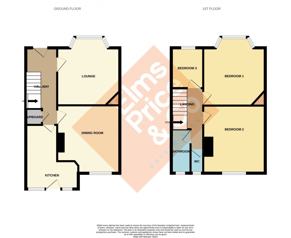 Floorplan for Fronks Road, Harwich