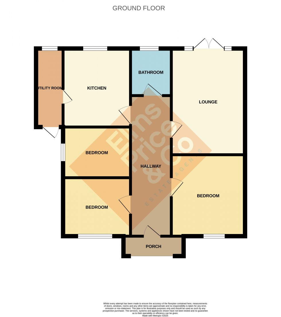 Floorplan for Devon Way, Dovercourt, Harwich