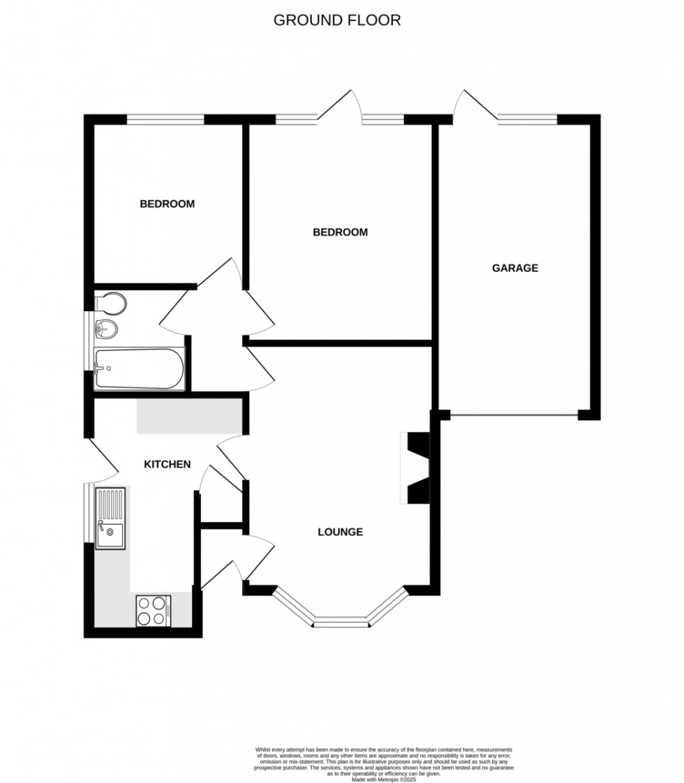 Floorplan for Thompson Avenue, Poets Corner, Colchester