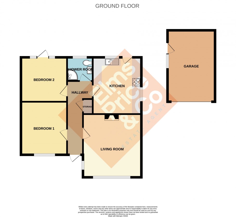 Floorplan for Baden Powell Drive, Prettygate, Colchester