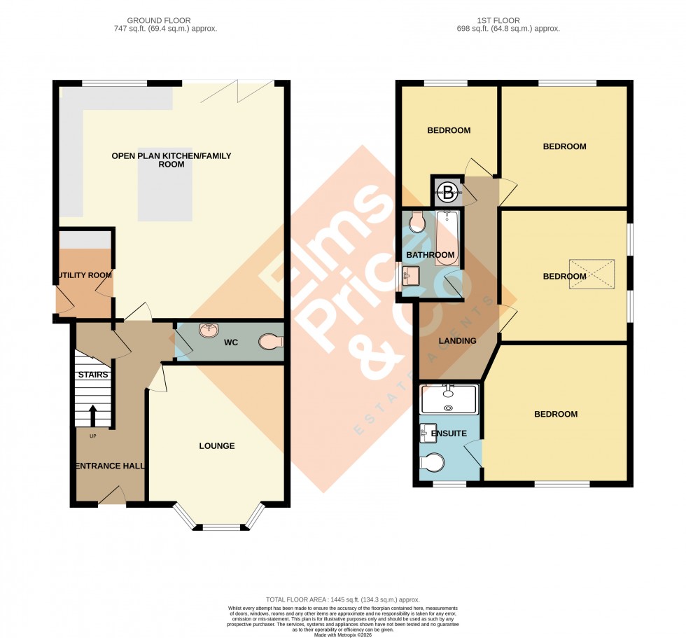 Floorplan for Gladwin Road, Colchester